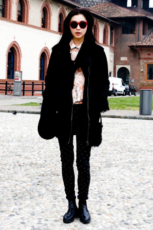 Street fashion: top modelki walczą z zimnem