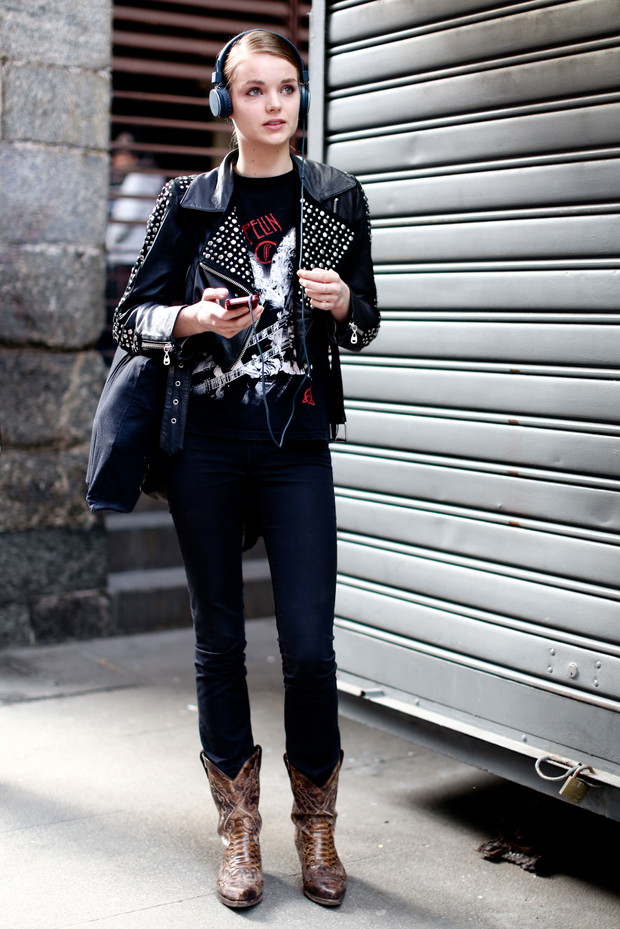 Street fashion: top modelki walczą z zimnem
