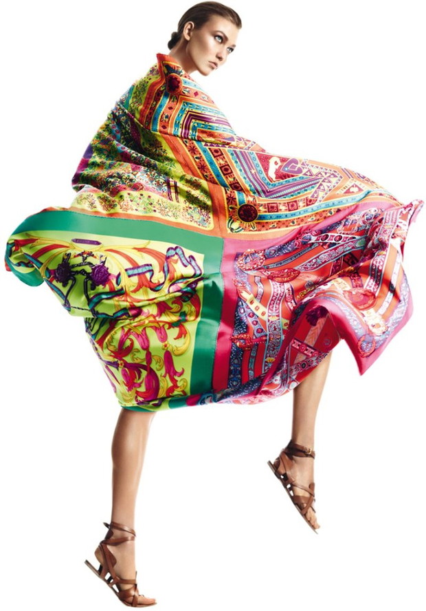 Karlie Kloss dla Hermés - katalog wiosna-lato 2013