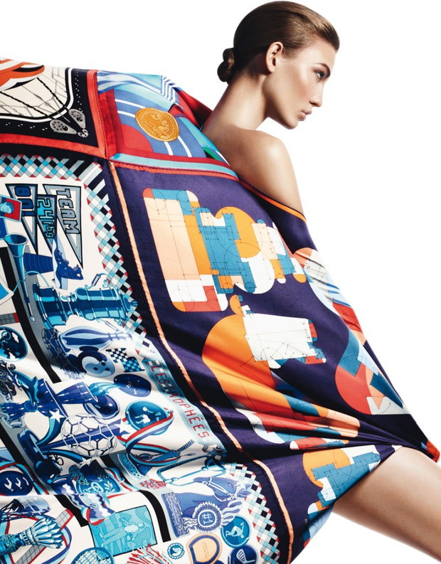 Karlie Kloss dla Hermés - katalog wiosna-lato 2013