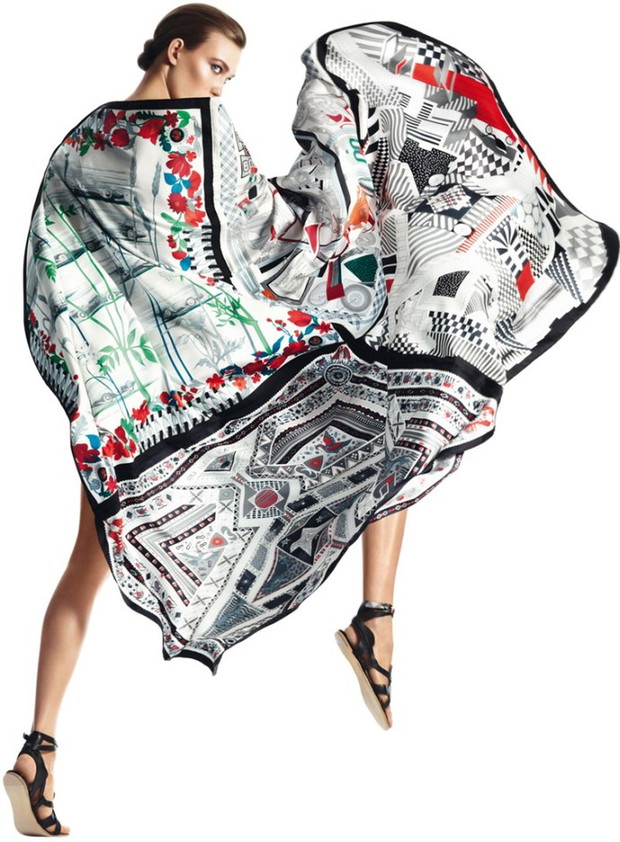 Karlie Kloss dla Hermés - katalog wiosna-lato 2013