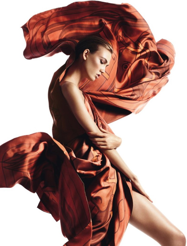 Karlie Kloss dla Hermés - katalog wiosna-lato 2013