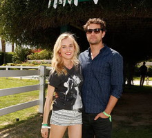 Diane Kruger i Joshua Jackson na H&M Coachella party, fot. FB H&M