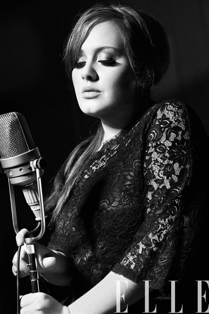 Adele w ELLE US, 05.2013, fot. Thomas Whiteside/ elle