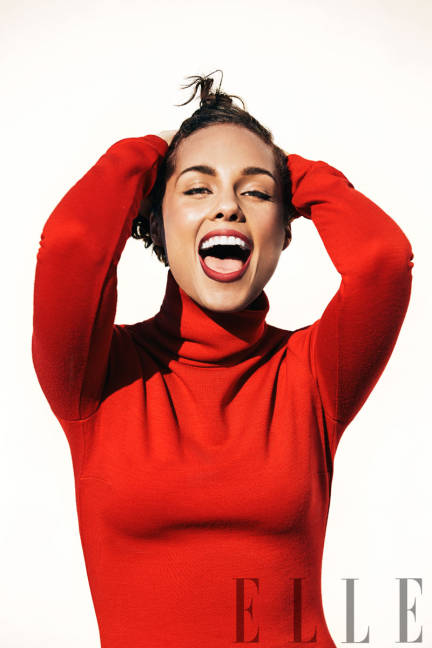 Alicia Keys w ELLE US, 05.2013, fot. Doug Inglish/Brydges MacKinney/elle