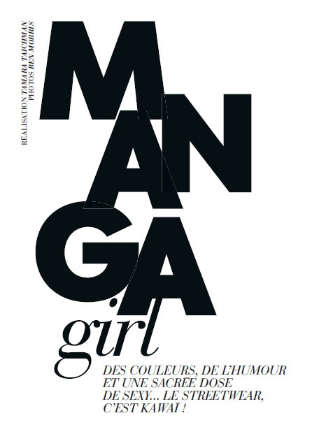 Asia Piwka w ELLE France, kwiecień 2013 (nr z 12.04), fot. Ben Morris