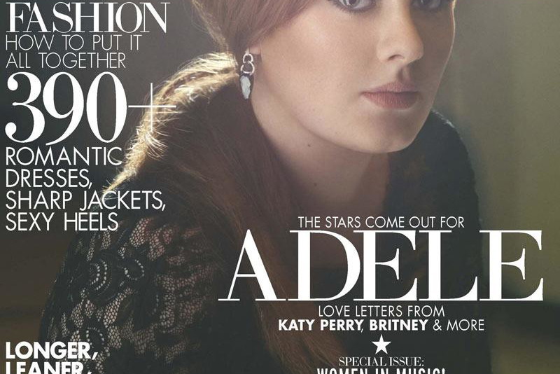 Adele w ELLE US, 05.2013, fot. Thomas Whiteside/ elle