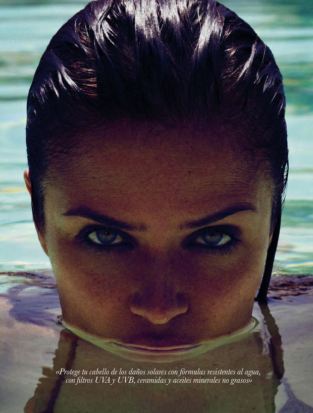 Helena Christensen w ELLE Spain