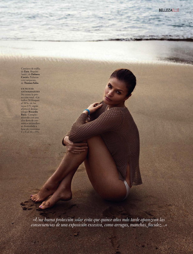 Helena Christensen w ELLE Spain