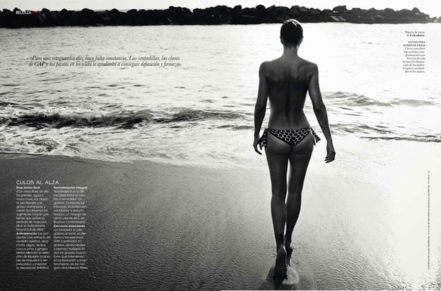 Helena Christensen w ELLE Spain