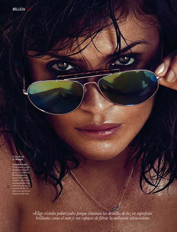 Helena Christensen w ELLE Spain