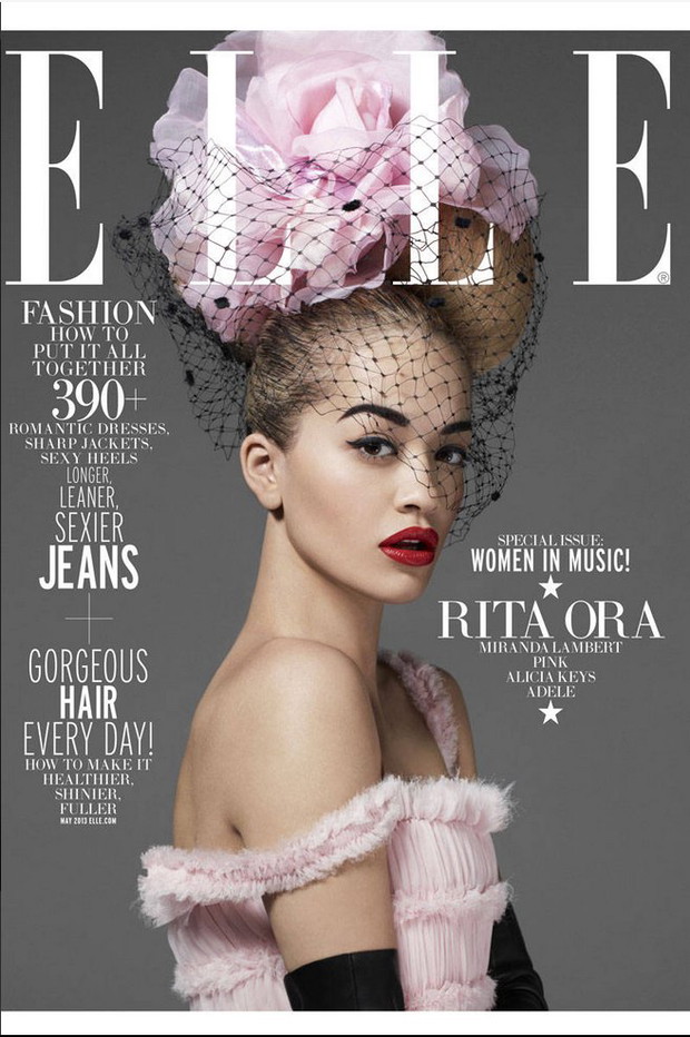 Rita Ora w ELLE US, 05.2013, fot. Thomas Whiteside/ elle