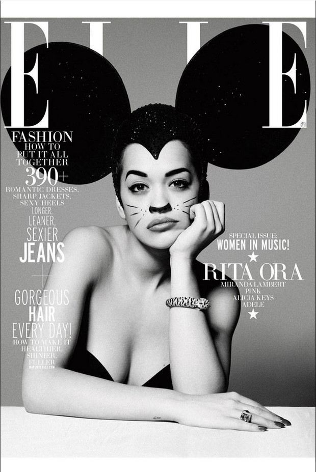 Rita Ora w ELLE US, 05.2013, fot. Thomas Whiteside/ elle