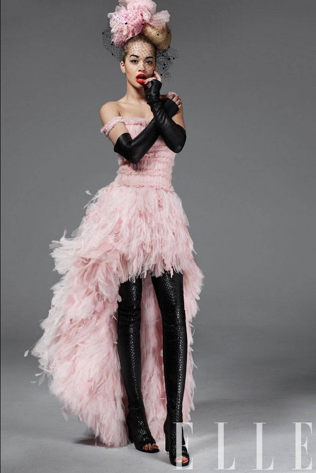 Rita Ora w ELLE US, 05.2013, fot. Thomas Whiteside/ elle
