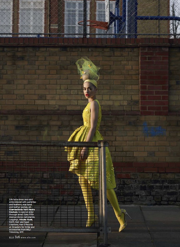 Rita Ora w ELLE US, 05.2013, fot. Thomas Whiteside/ skan