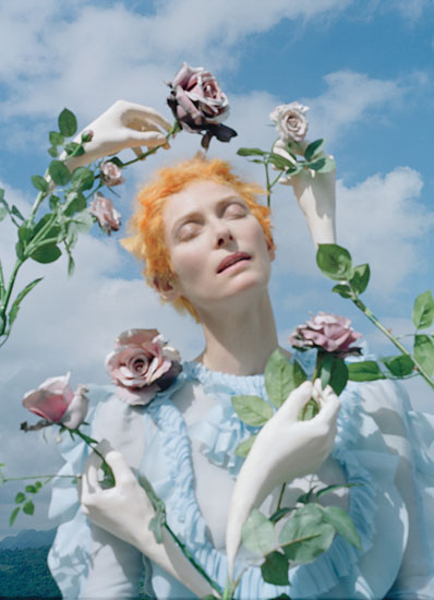 Tilda Swinton w surrealistycznej sesji dla magazynu W