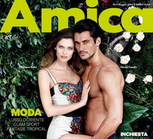 David Gandy i Bianca Balti w magazynie Amica maj 2013, fot. Giovanni Gastel