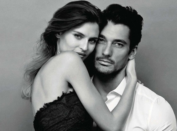 David Gandy i Bianca Balti w magazynie Amica maj 2013, fot. Giovanni Gastel