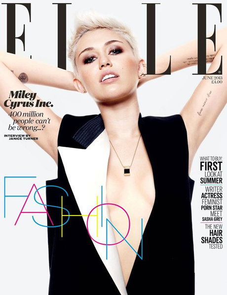 Miley Cyrus w czerwcowym numerze ELLE UK (WSZYSTKIE ZDJĘCIA)