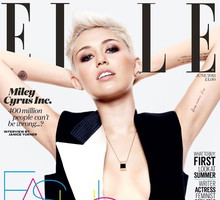 Miley Cyrus w czerwcowym numerze ELLE UK (WSZYSTKIE ZDJĘCIA)