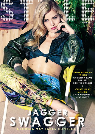 Georgia May Jagger w Sunday Times Style, fot. Aitken Jolly/ Sunday Times Magazine, nr z 21 kwietnia 2013