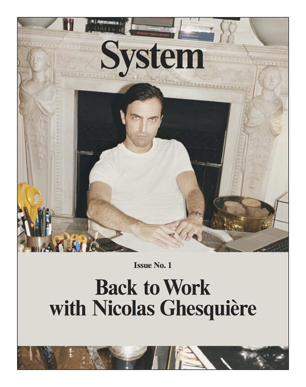 Nowy magazyn, nowy Nicolas Ghesquière. W 1. numerze System projektant po raz pierwszy mówi o odejściu z Balenciagi/ System nr 1, Jurgen Teller