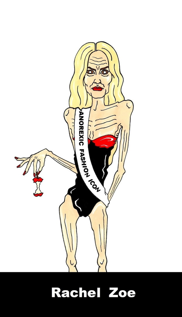 Blog Humor Chic znów szokuje - ikony anoreksji?