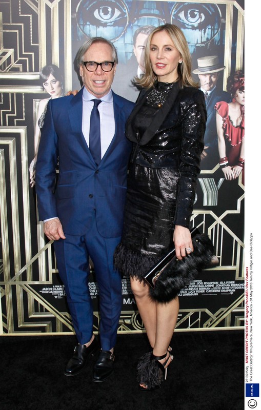 Gwiazdy na premierze filmu Wielki Gatsby: Tommy Hilfiger i Dee Ocleppo, fot. East News