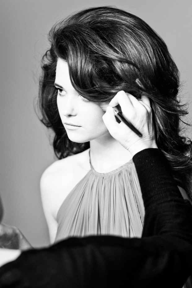 Top Model 3, odcinek 9: backstage sesji Marcina Tyszki - Klaudia Strzyżewska / fot. Agnieszka Taukert dla Spark