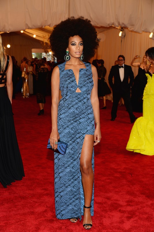 Gwiazdy na Met Gala 2013: Solange Knowles w sukni Kenzo, fot. East News