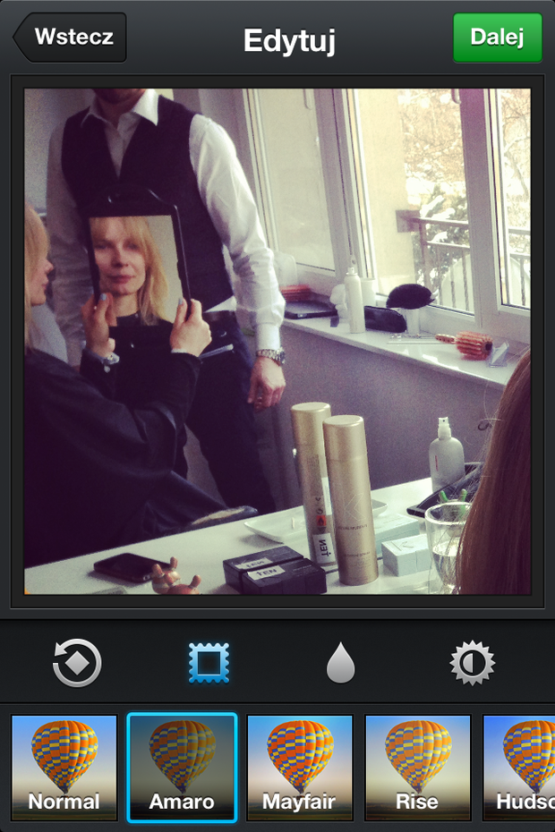 Magdalena Cielecka w ELLE - backstage Instagram!