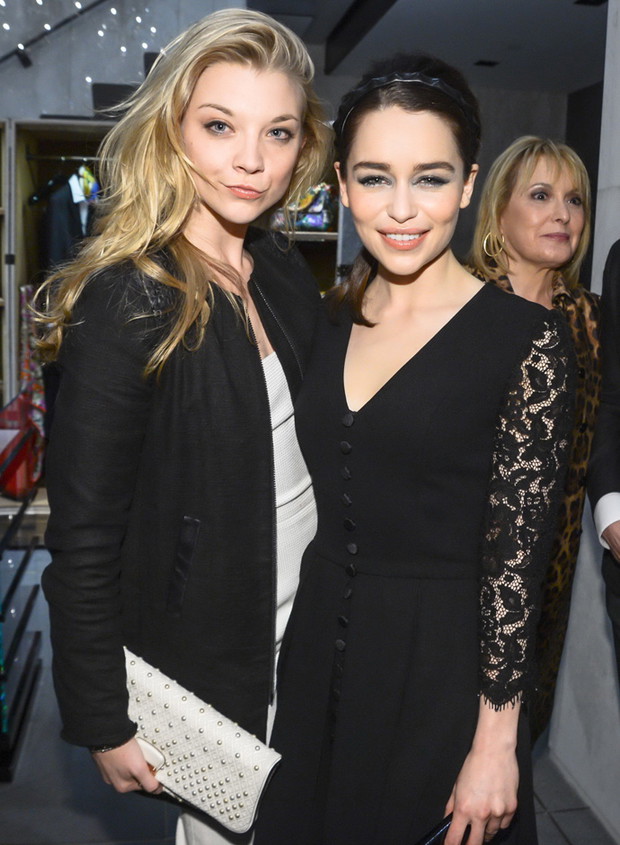 Otwarcie butiku Dolce & Gabbana na Piątej Alei: Natalie Dormer i Emilia Clarke, fot. swide