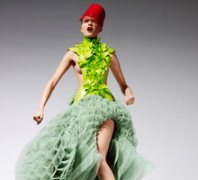 Top Model 3, odcinek 10, sesja w stylu haute couture: Klaudia Strzyżewska, fot. Ram Shergill
