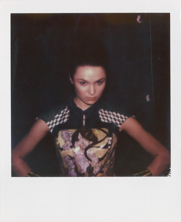 Asia Zaremska już pozuje. Top Model 3, odcinek 10: polaroidy zza kulis sesji, fot. Spark*