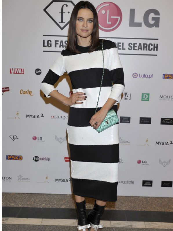 Buty gwiazd: Joanna Horodyńska w sandałkach Prada na  LG Fashion TV Model Search, fot. Akpa