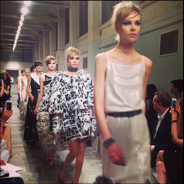 Pierwsze zdjęcia Chanel Cruise 2014 (Instagram + backstage)