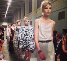 Pierwsze zdjęcia Chanel Cruise 2014 (Instagram + backstage)