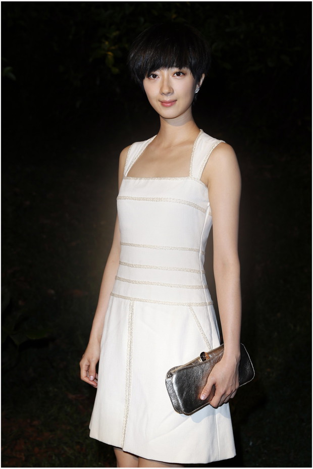 Gwiazdy na pokazie Chanel Cruise 2014 w Szanghaju: Lun Mei Guey, fot. serwis prasowy