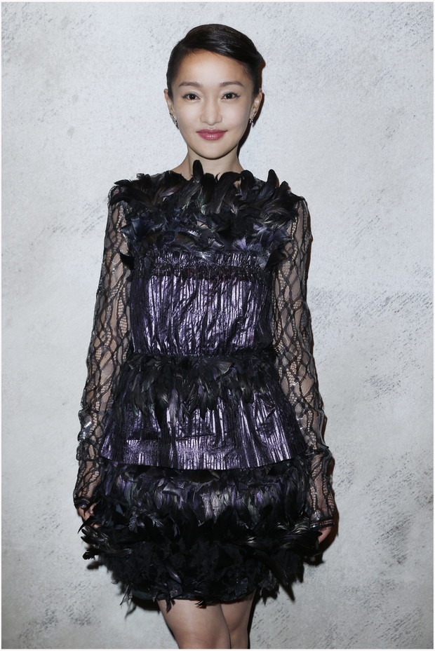Gwiazdy na pokazie Chanel Cruise 2014 w Szanghaju: Zhou Xun, fot. serwis prasowy