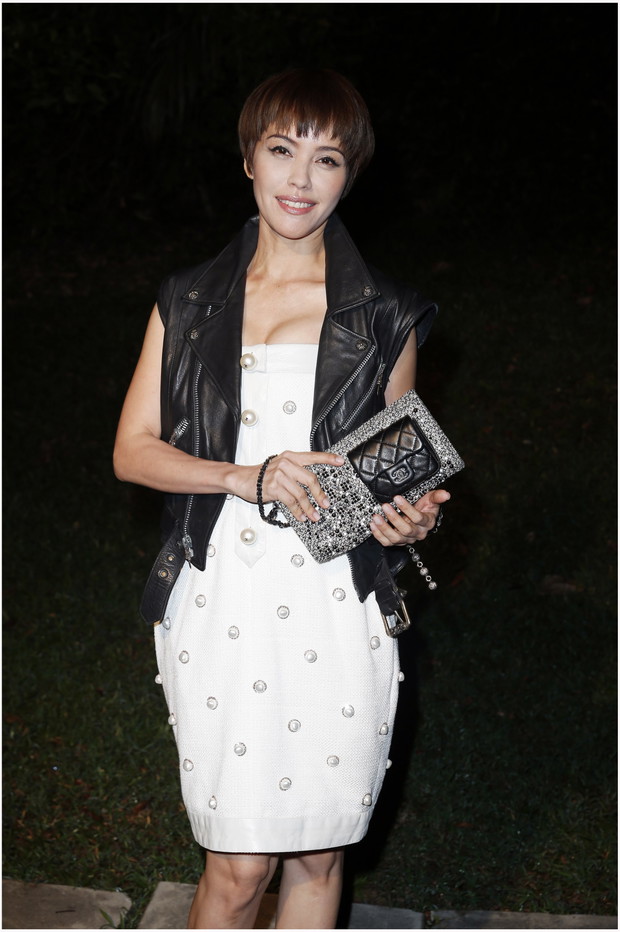 Gwiazdy na pokazie Chanel Cruise 2014 w Szanghaju: Zoe Tay, fot. serwis prasowy