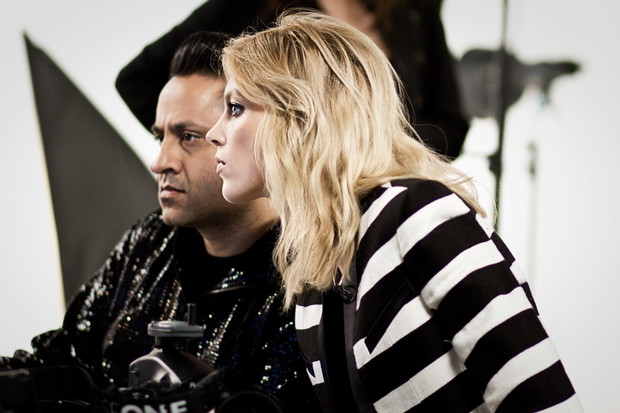 Ram Shergill i Anja Rubik Top Model 3, odcinek 10: backstage sesji Rama Shergilla, fot. Agnieszka Taukert dla Spark