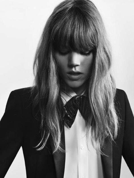 Freja Beha Erichsen w kampanii Saint Laurent Paris
