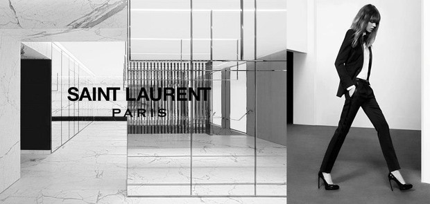 Freja Beha Erichsen w kampanii Saint Laurent Paris