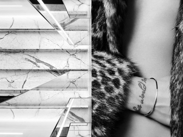 Freja Beha Erichsen w kampanii Saint Laurent Paris