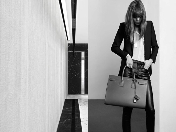 Freja Beha Erichsen w kampanii Saint Laurent Paris