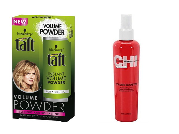 Syoss, puder zwiększający objętość włosów, 13zł Spray Volume Booster zwiększający objętość, 27zł