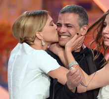 Wręczenie Złotej Palmy 2013 dla filmu "Życie Adeli. Rozdział 1 i 2": Léa Seydoux, Abdellatif Kechiche i Adèle Exarchopoulos, fot. East News