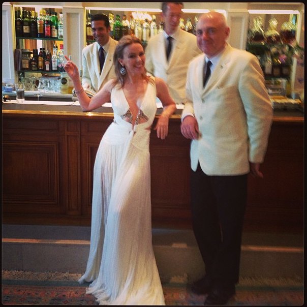 Gwiazdy na Twitterze, Festiwal Filmowy w Cannes 2013: Kylie Minogue #KylieDoesCannes #KM2013 #BAR Hotel du Cap, fot. instagram