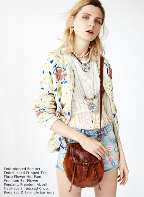 Maria Loks dla Topshop - katalog Festival Spirit
