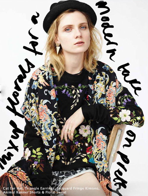Maria Loks dla Topshop - katalog Festival Spirit